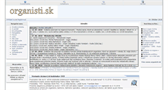 Desktop Screenshot of organisti.sk